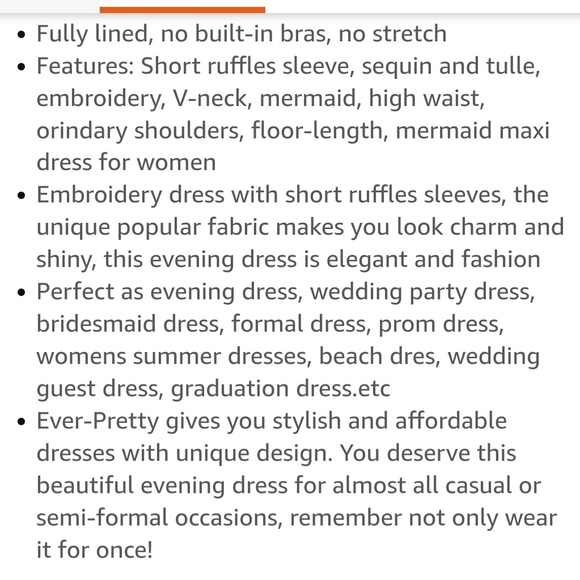 Ever Pretty Tan and Cream Sequin Maxi Gown - Picture 4 of 5